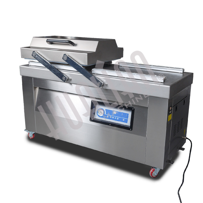 Напольная двухкамерная вакуум-упаковочная машина EV-62 (нерж) Hualian - Купить с доставкой по всему Казахстану