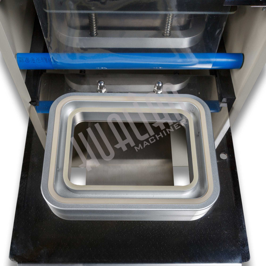 Полуавтоматический запайщик лотков HL-95B (187х137 мм) (фигурная матрица) Hualian - Купить с доставкой по всему Казахстану