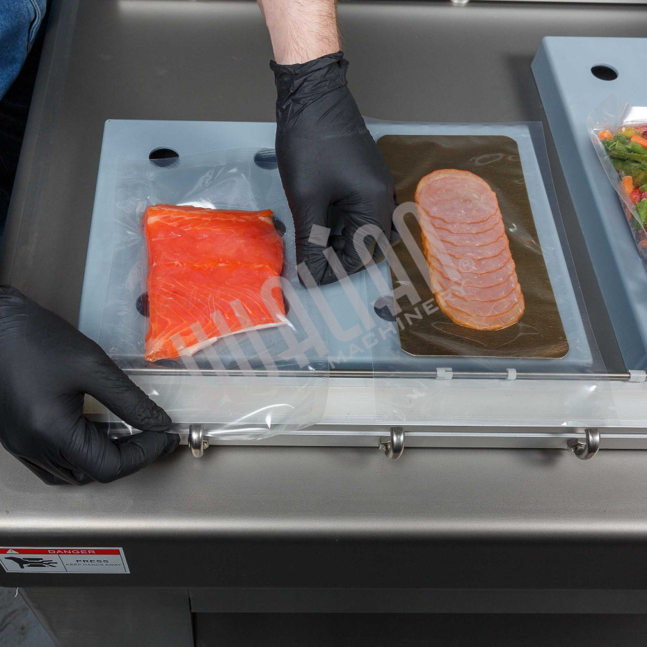 Напольный вакуумный упаковщик HVC-720S/2B-G (нерж., газ, обрезка, эл панель) Hualian - Купить с доставкой по всему Казахстану