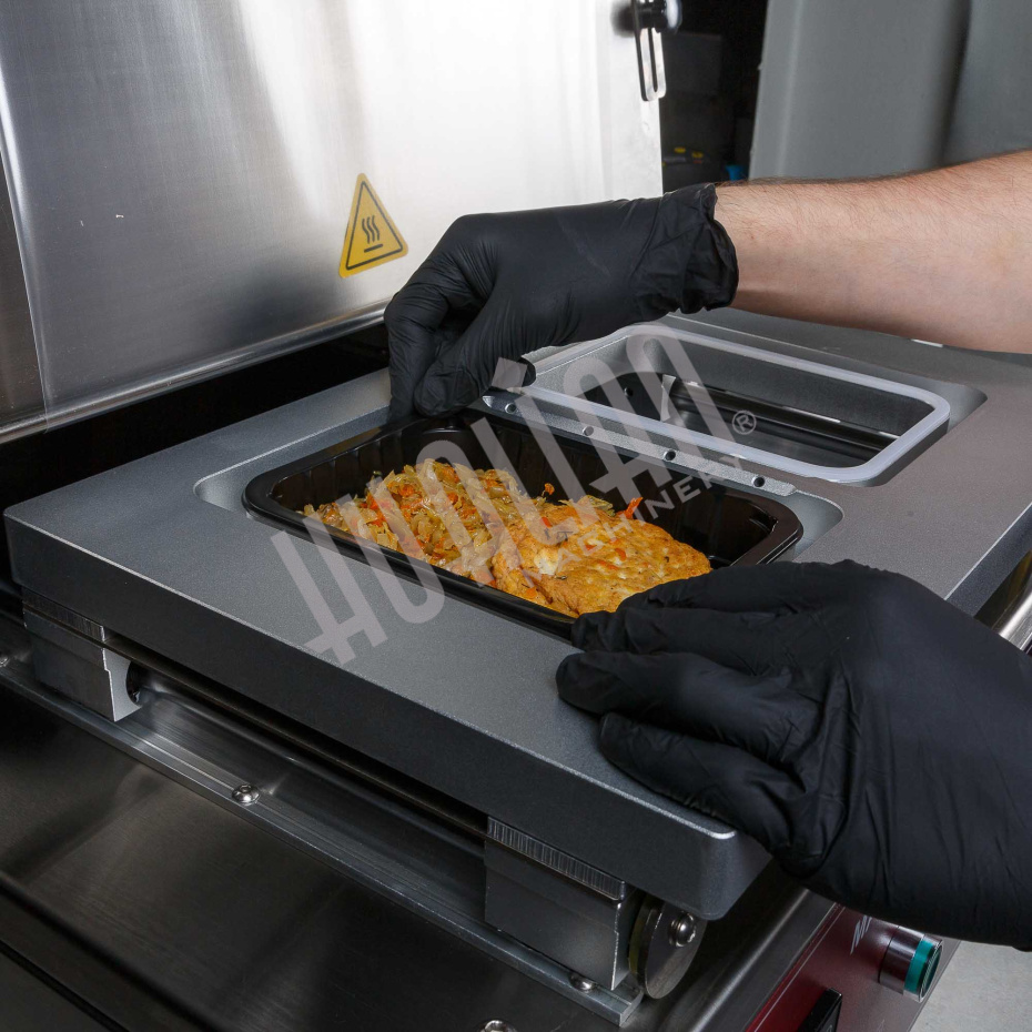 Запайщик лотков с газонаполнением HLV-450T Hualian - Купить с доставкой по всему Казахстану