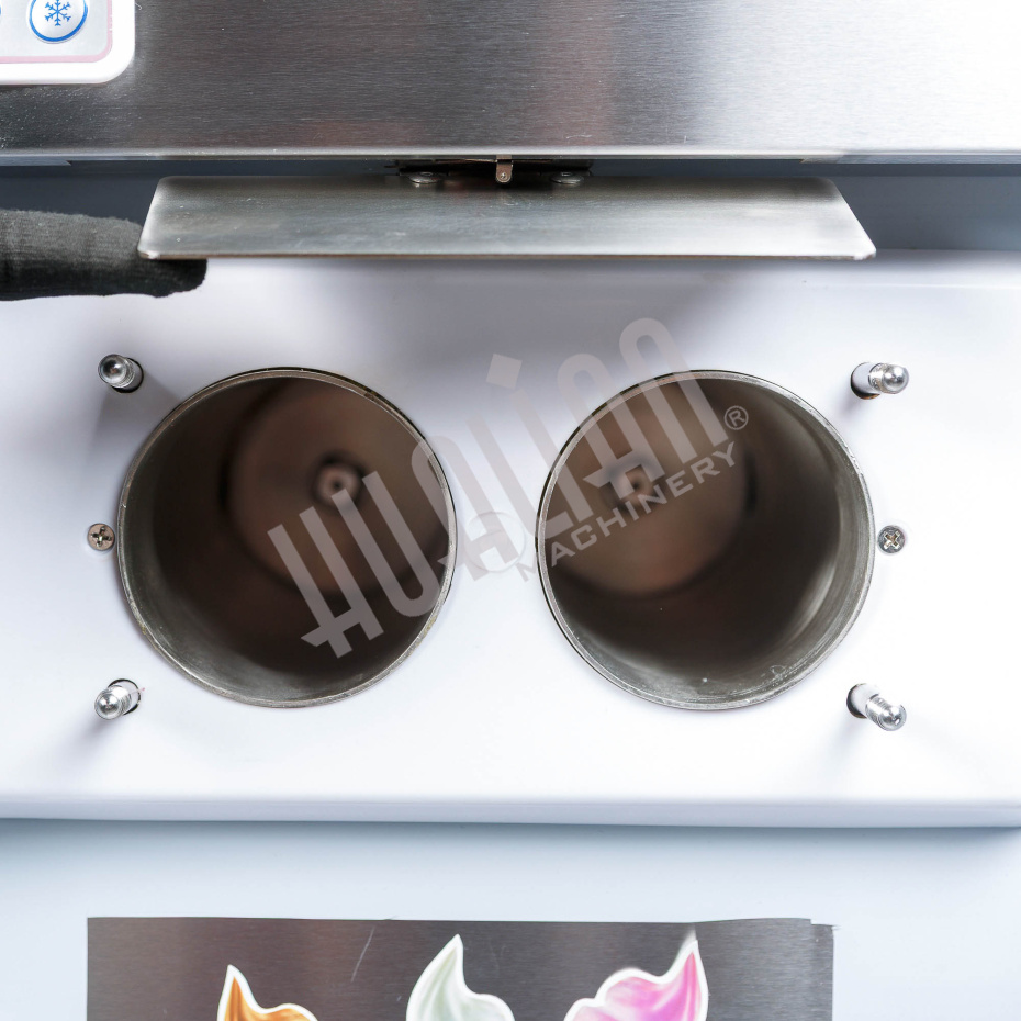 Фризер для мягкого мороженого HIM-03 с функцией ночного хранения и помпой (3 рожка) Hualian - Купить с доставкой по всему Казахстану