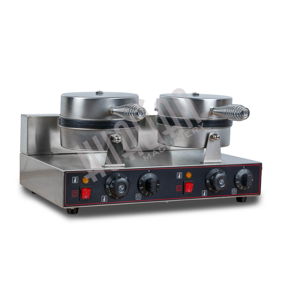 Вафельница для объемных вафель HWB-2 (2 секции, круг) Hualian - Купить с доставкой по всему Казахстану