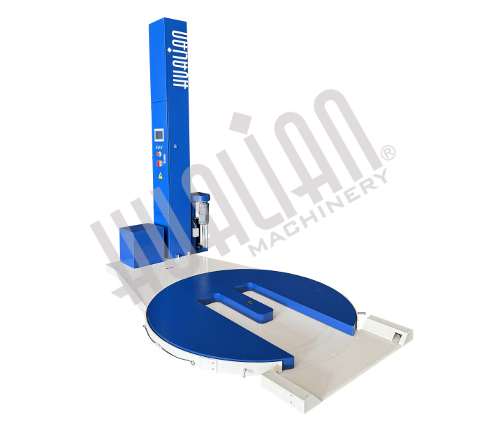 Паллетоупаковщик HL-1650F с E-платформой (с моторизированной кареткой с престрейчем) Hualian - Купить с доставкой по всему Казахстану