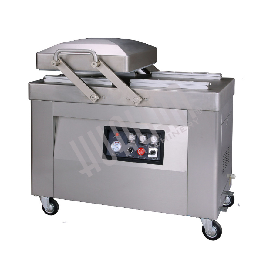 Напольный вакуумный упаковщик HVC-410S/2B-G (DZQ-410/2SB) (нерж., газ)