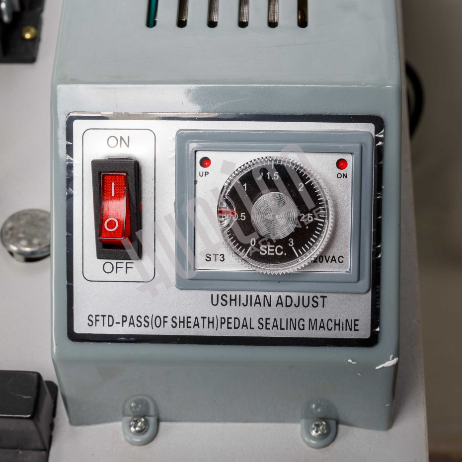Ножной импульсный запайщик с обрезкой SFTD-800 Hualian - Купить с доставкой по всему Казахстану