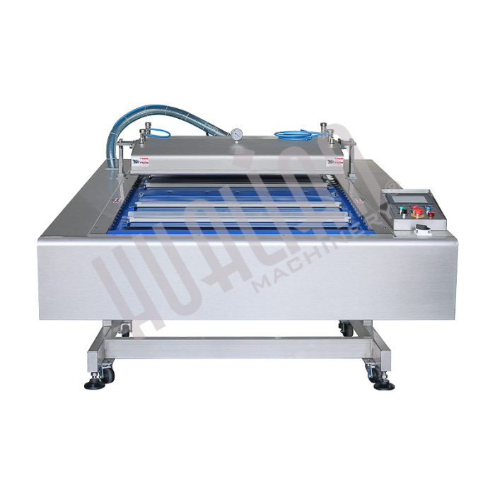 Автоматическая вакуум упаковочная машина конвейерного типа HVB-1020F/1 (DZ-1020F) Hualian - Купить с доставкой по всему Казахстану