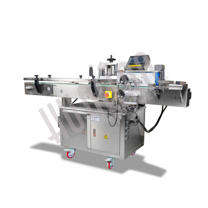 Напольный автоматический этикетировщик для круглой тары с датером HLMT-200D LOW COST Hualian - Купить с доставкой по всему Казахстану