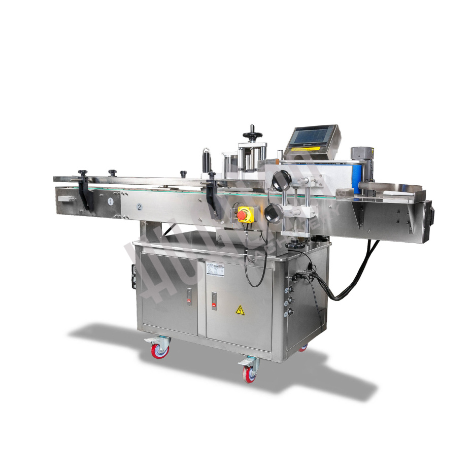 Напольный автоматический этикетировщик для круглой тары с датером HLMT-200D Hualian - Купить с доставкой по всему Казахстану