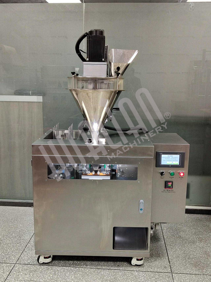 Мини дой-пак линия со шнековым дозатором для пакетов с зип-локом HLDX-9018F  Hualian - Купить с доставкой по всему Казахстану