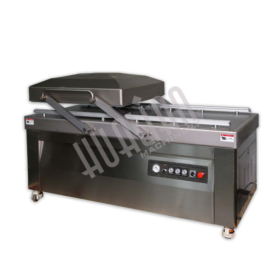 Напольный вакуумный упаковщик HVC-820S/2B-G (нерж., газ, обрезка) Hualian - Купить с доставкой по всему Казахстану
