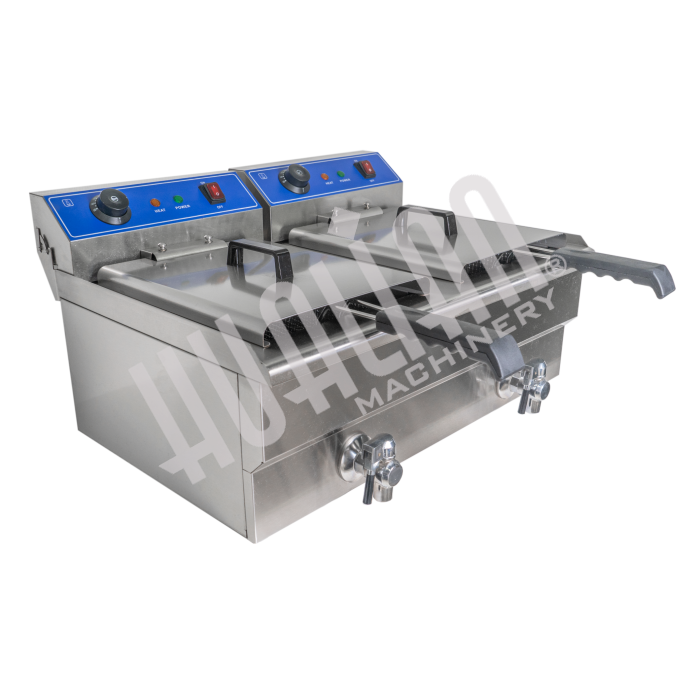 Фритюрница (2 емкости) HEF-10L Hualian - Купить с доставкой по всему Казахстану