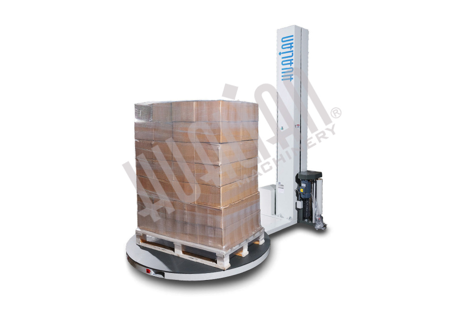 Паллетоупаковщик HL-1650 Economical с моторизированной кареткой с престрейчем Hualian - Купить с доставкой по всему Казахстану