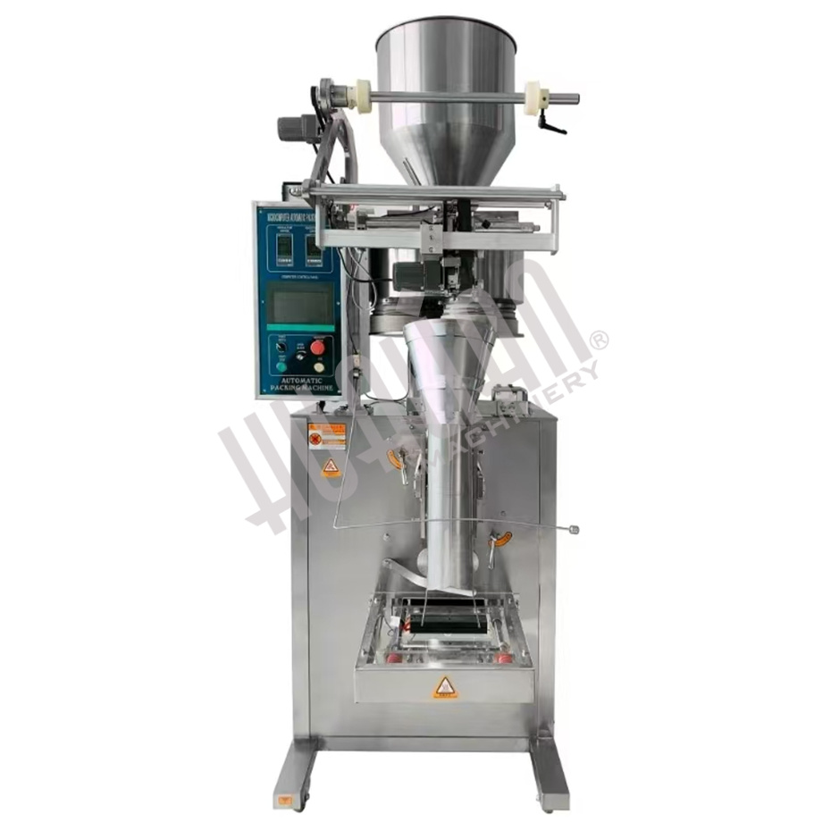 Автоматическая фасовочно-упаковочная машина DXDK-420RH-E (нерж., пакет-подушка, 900-1100 мл, W пленки 420 мм, зубч. нож) Hualian - Купить с доставкой по всему Казахстану