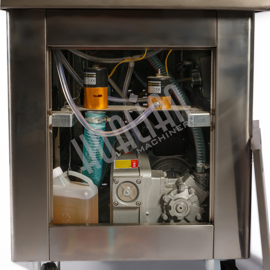 Напольная двухкамерная вакуум-упаковочная машина DZQ-500/2SB SS (нерж., газ) Hualian - Купить с доставкой по всему Казахстану