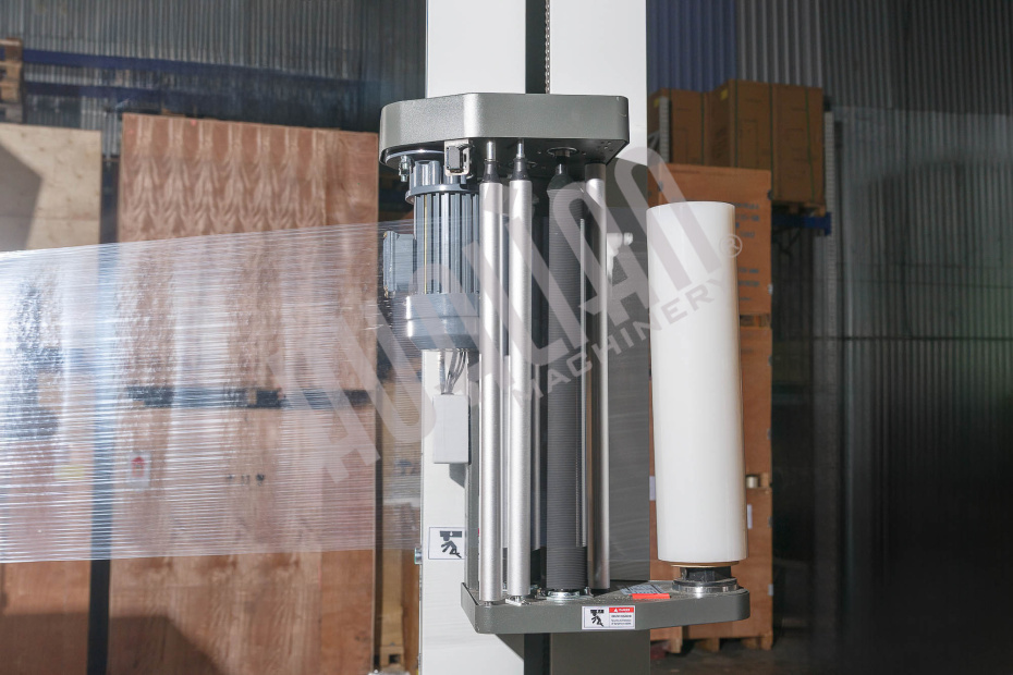 Паллетоупаковщик HL-1650 Economical с моторизированной кареткой с престрейчем Hualian - Купить с доставкой по всему Казахстану