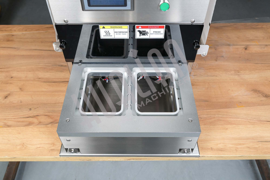 Запайщик лотков с газонаполнением EV-271 (187*137*120 мм, 2 лотка за цикл) Hualian - Купить с доставкой по всему Казахстану