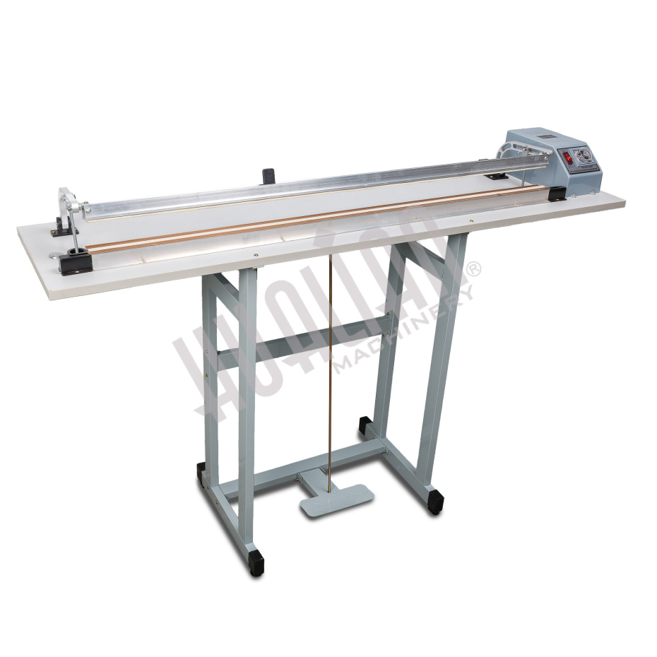 Ножной импульсный запайщик с обрезкой SFTD-1000 Hualian - Купить с доставкой по всему Казахстану