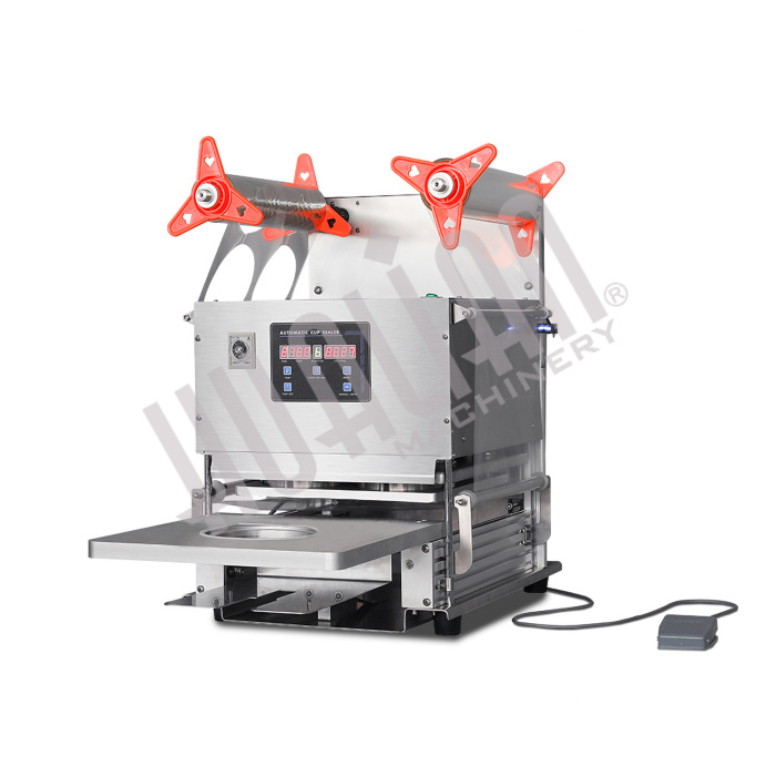 Автоматический запайщик лотков HL-95A с газонаполнением (под стакан d 95 мм) Hualian - Купить с доставкой по всему Казахстану