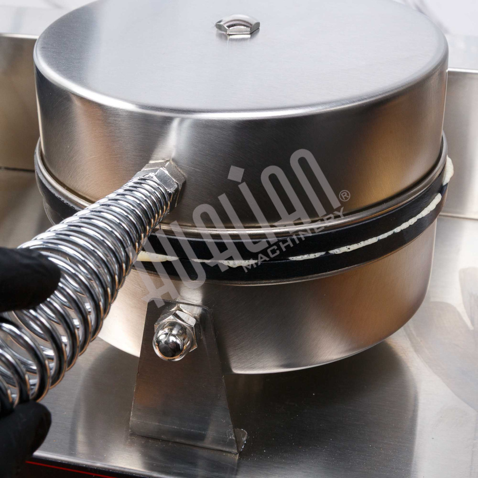 Вафельница для объемных вафель HWB-2 (2 секции, круг) Hualian - Купить с доставкой по всему Казахстану