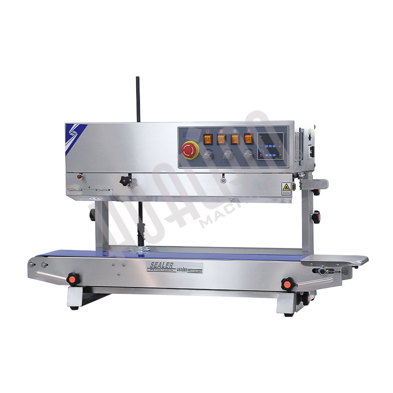 Роликовый конвейерный запайщик вертикальный FRBM-810II SS (нерж.) Hualian - Купить с доставкой по всему Казахстану