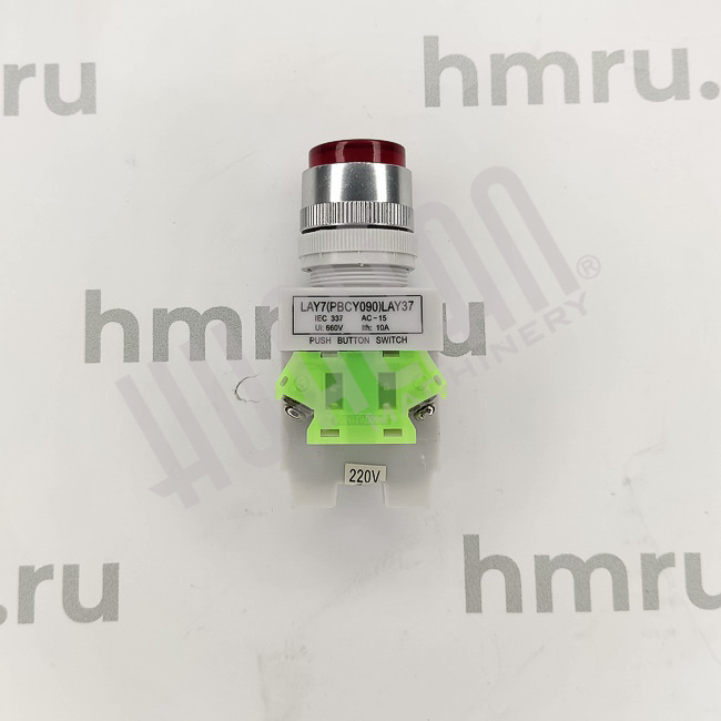 Кнопка LAY7 (PBCY090) LAY37 (красная, с фиксацией) Hualian - Купить с доставкой по всему Казахстану