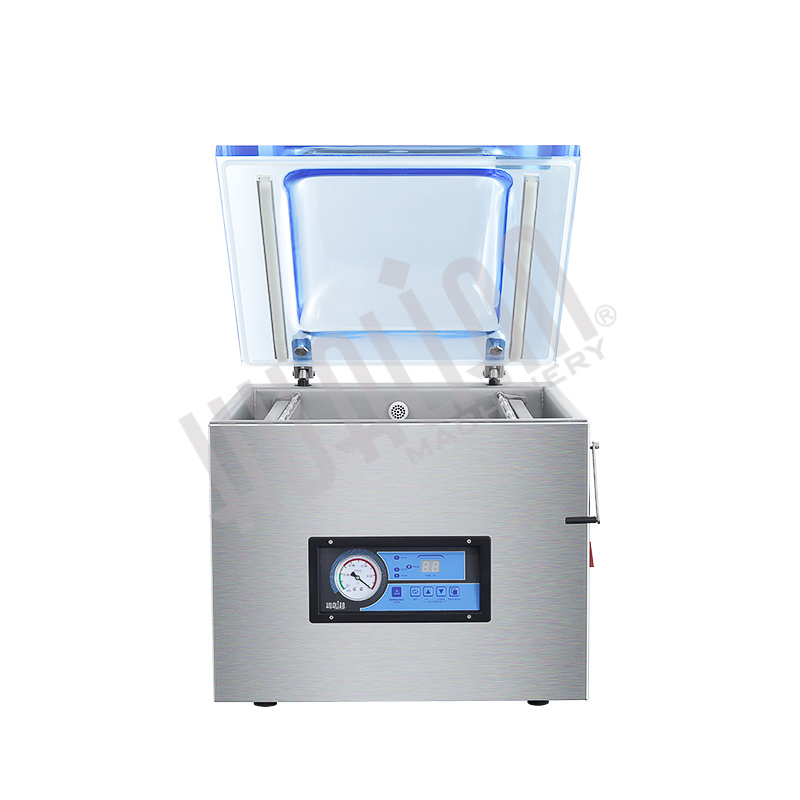 Настольный вакуумный упаковщик HVC-410T/2A (нерж.)