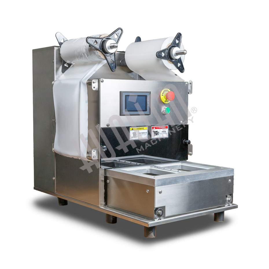 Запайщик лотков с газонаполнением EV-271 (187*137*120 мм, 2 лотка за цикл) Hualian - Купить с доставкой по всему Казахстану