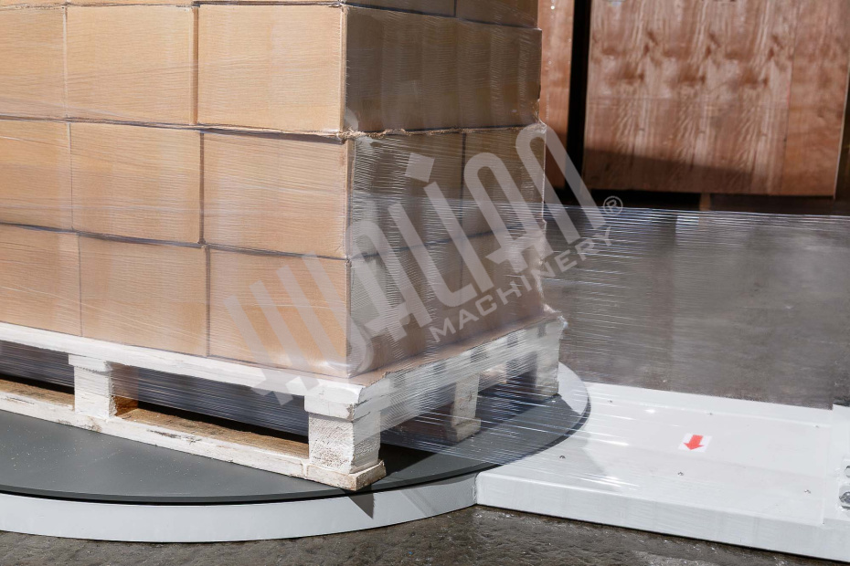 Паллетоупаковщик HL-1650 Economical с моторизированной кареткой с престрейчем Hualian - Купить с доставкой по всему Казахстану