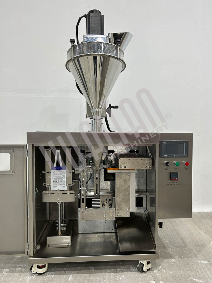 Мини дой-пак линия со шнековым дозатором для пакетов с зип-локом HLDX-9018F  Hualian - Купить с доставкой по всему Казахстану