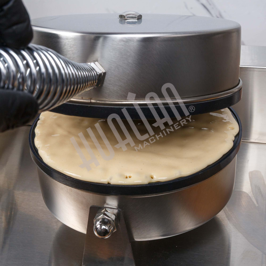 Вафельница для объемных вафель HWB-2 (2 секции, круг) Hualian - Купить с доставкой по всему Казахстану