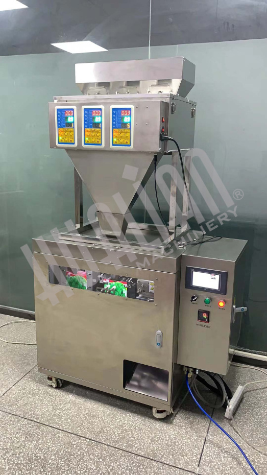 Мини дой-пак линия с весовым дозатором для пакетов с зип-локом HLDX-200 Hualian - Купить с доставкой по всему Казахстану