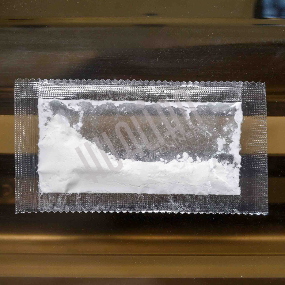 Машина для упаковки трудно-сыпучих продуктов и порошков DXDF-100AX (15-100 мл,4-х шовн., шир.пленки 240 мм, насечка, датер HP-241G, зубчатый нож, шов  Hualian - Купить с доставкой по всему Казахстану