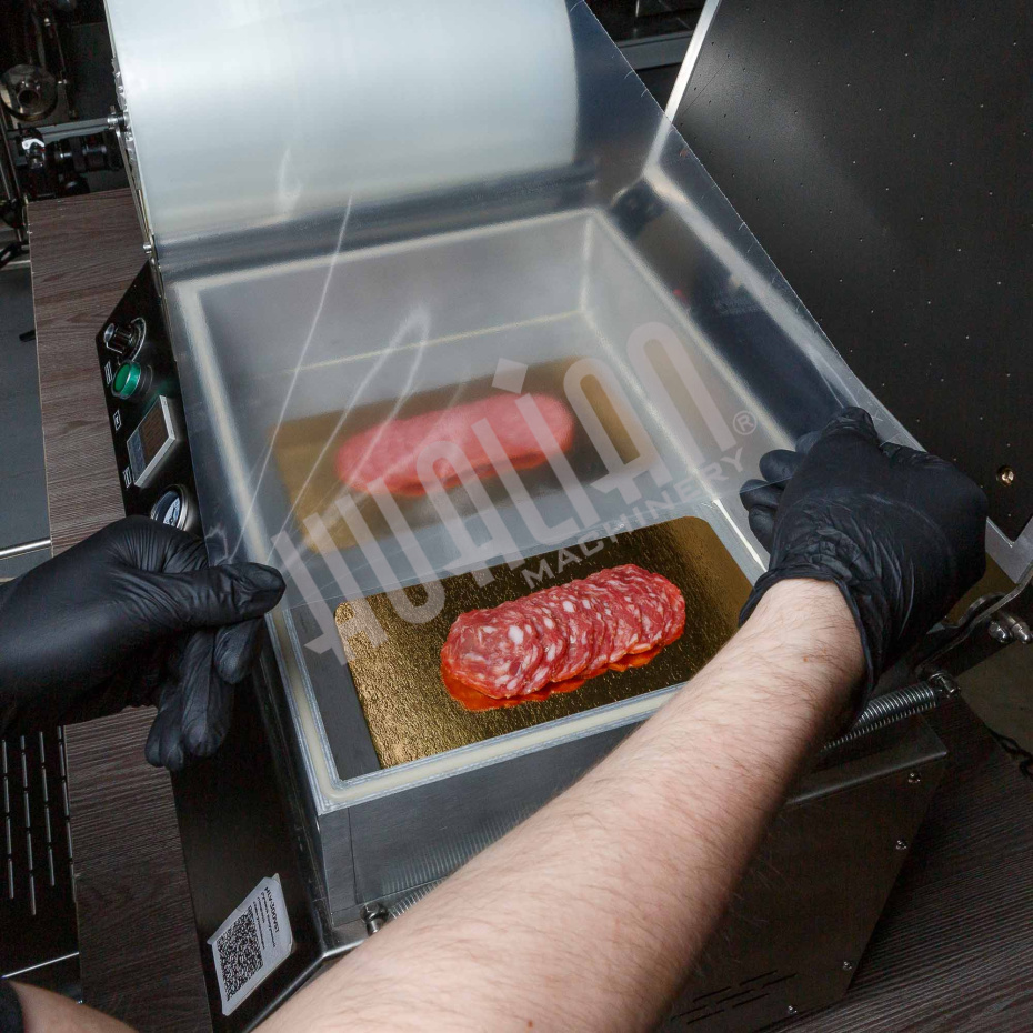 Скин упаковочная машина HLV-300VST NEW  (210*148*55мм, матрица на 2 лотка) Hualian - Купить с доставкой по всему Казахстану