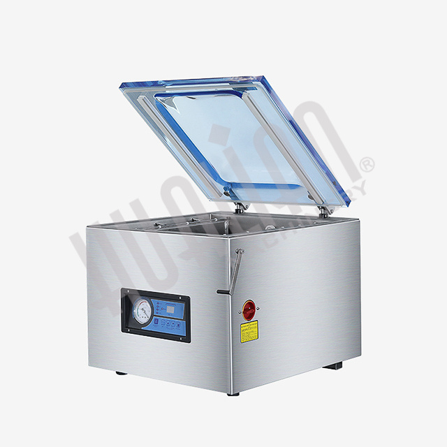 Настольный вакуумный упаковщик HVC-410T/2A-G (нерж., газ) Hualian - Купить с доставкой по всему Казахстану