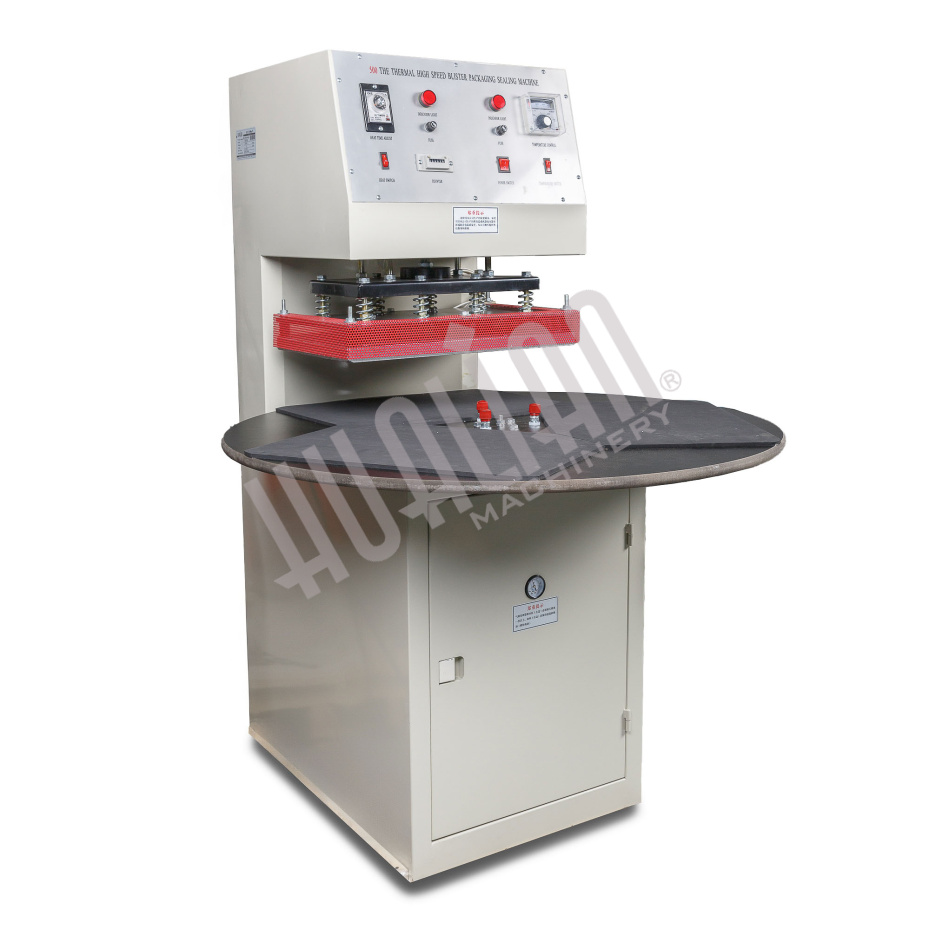 Блистер упаковочная машина (верхний нагрев) XBF-500S Hualian - Купить с доставкой по всему Казахстану