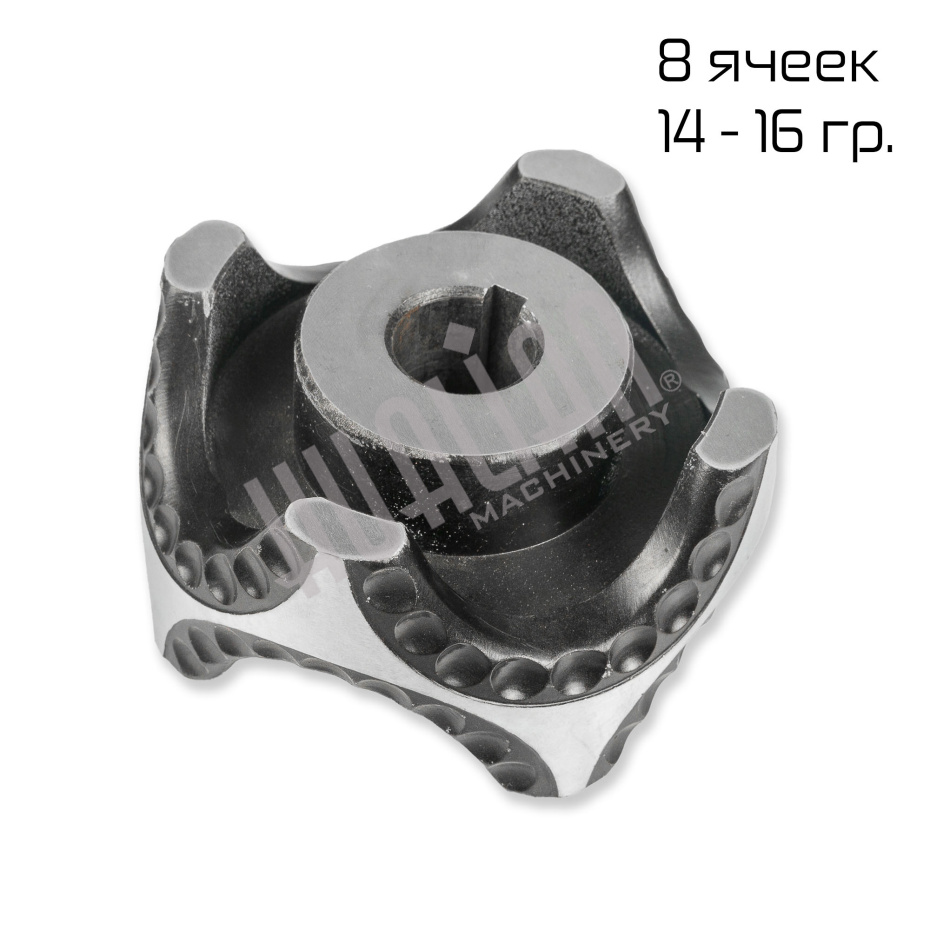 Матрица формующая для JGL-135-5B (8 ячеек, 14-16 гр., 52-100мм, волнистый край) Hualian - Купить с доставкой по всему Казахстану