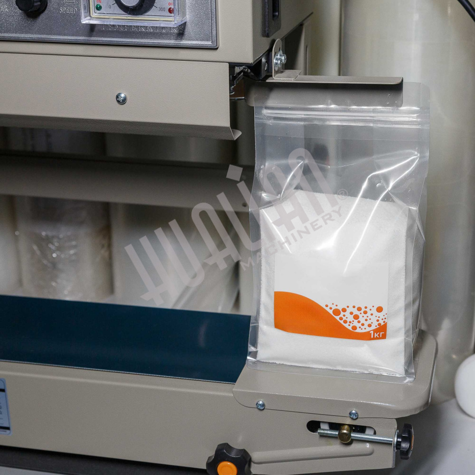 Роликовый (конвейерный) запайщик вертикального типа DBF-900V LOW COST Hualian - Купить с доставкой по всему Казахстану