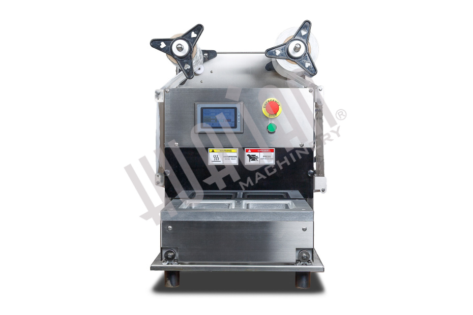 Запайщик лотков с газонаполнением EV-271 (187*137*120 мм, 2 лотка за цикл) Hualian - Купить с доставкой по всему Казахстану