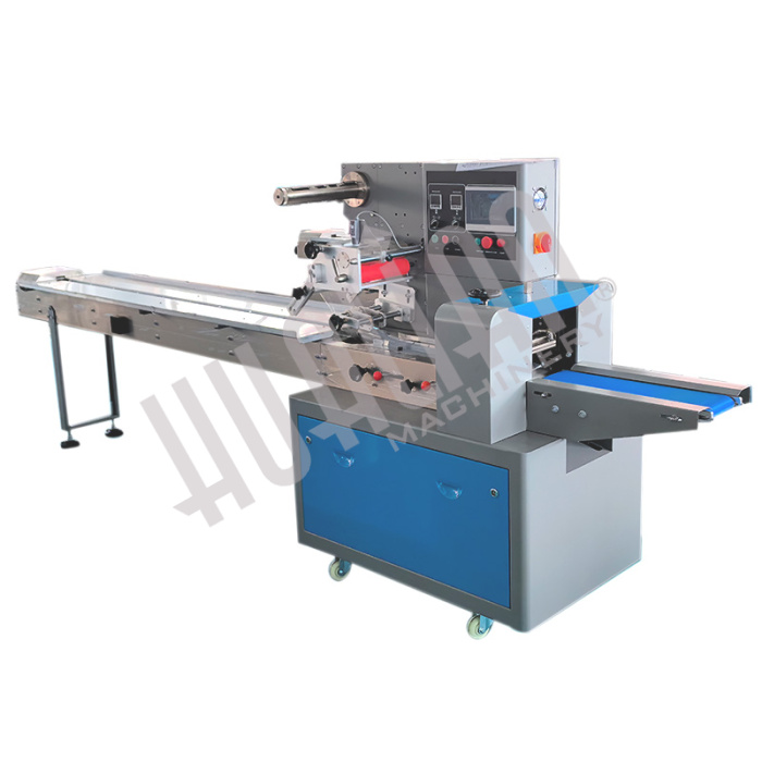 Горизонтальная упаковочная машина DXDZ-250B NEW (2 ножа, bag L 65-190 mm, S 200 mm, H-40 mm) Hualian - Купить с доставкой по всему Казахстану