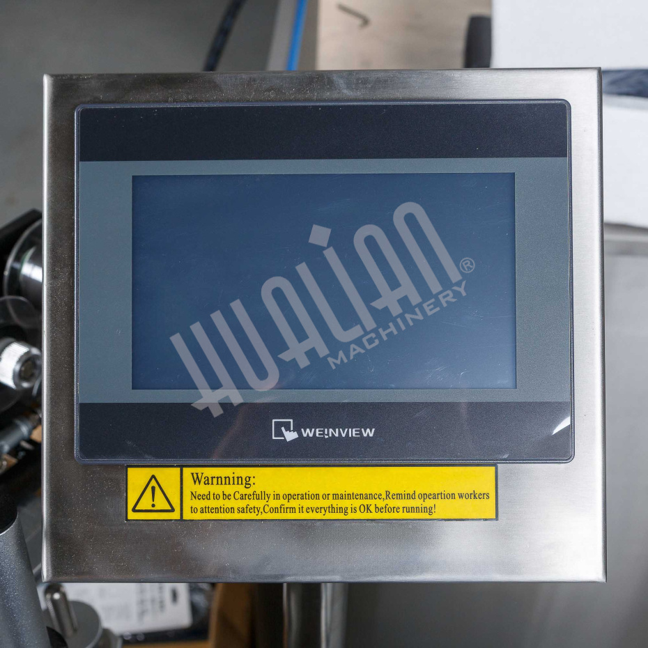 Напольный автоматический этикетировщик для круглой тары с датером HLMT-200D Hualian - Купить с доставкой по всему Казахстану