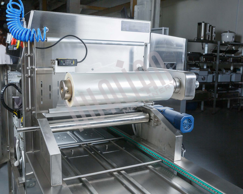 Автоматический запайщик лотков с функцией вакуумной газации HVT-450A/2 V2 (нерж., лоток 187*137) Hualian - Купить с доставкой по всему Казахстану