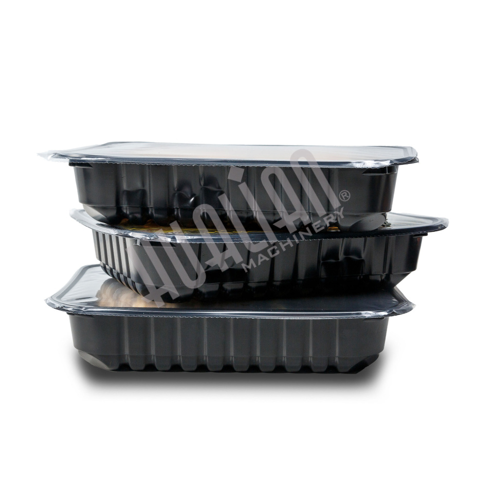 Запайщик лотков с газонаполнением HLV-450T Hualian - Купить с доставкой по всему Казахстану