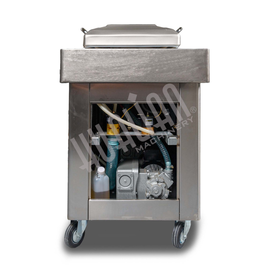 Напольная двухкамерная вакуум-упаковочная машина DZ-600/2SB SS (нерж.) Hualian - Купить с доставкой по всему Казахстану