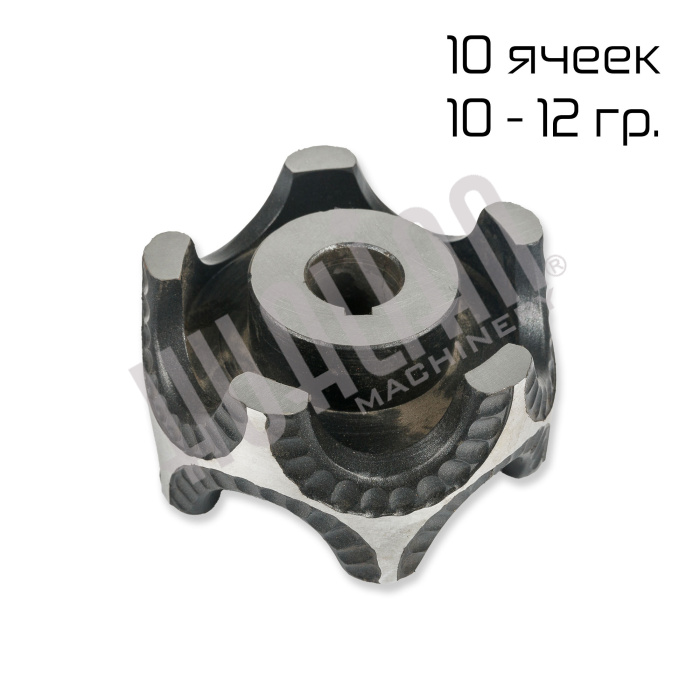 JGL-135-5B үшін қалыптастыру матрицасы (10 ұяшық 10-12 гр., 100*52*10, толқынды жиек) Hualian - Купить с доставкой по всему Казахстану
