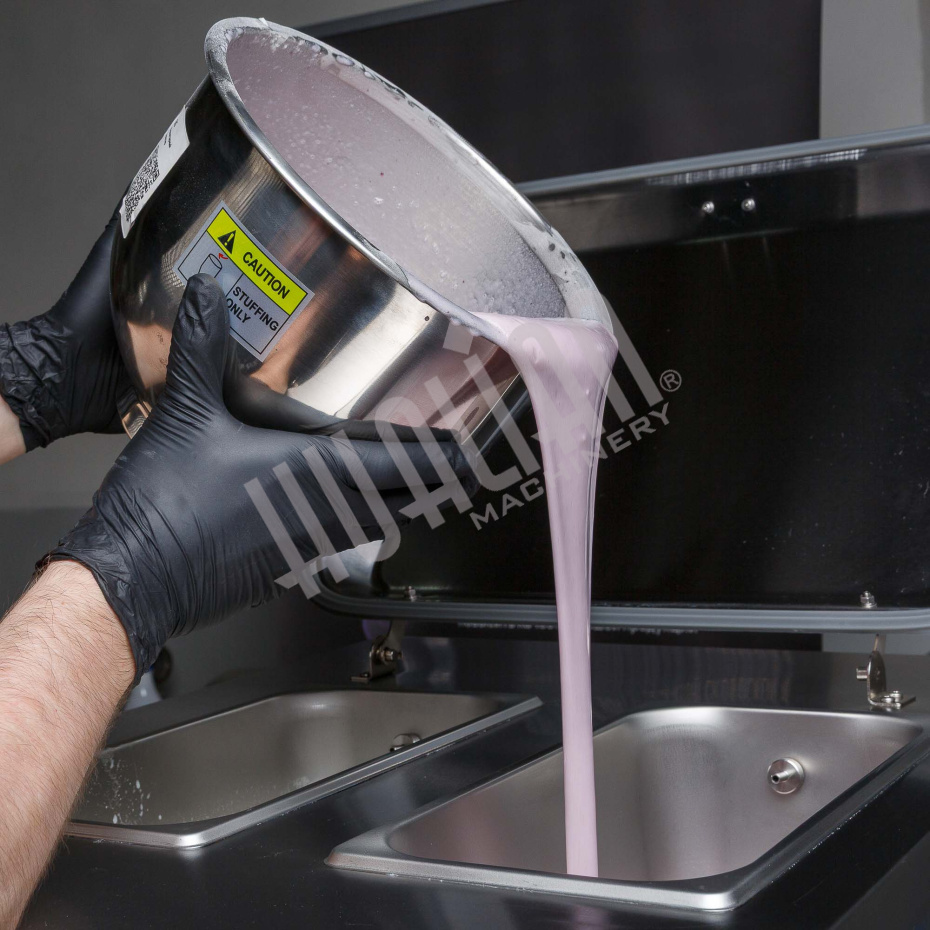 Фризер для мягкого мороженого HIM-03 с функцией ночного хранения и помпой (3 рожка) Hualian - Купить с доставкой по всему Казахстану