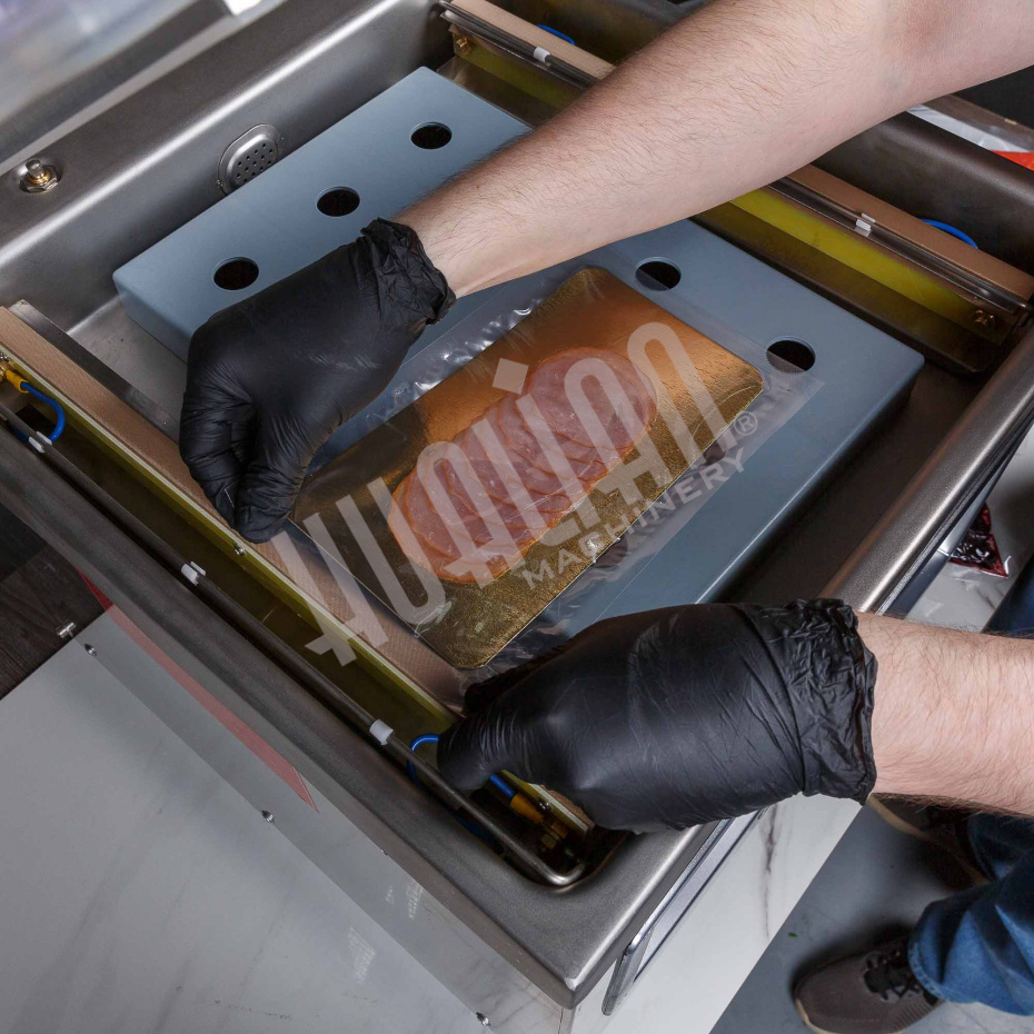 Настольный вакуумный упаковщик DZQ-400/2T (нерж., газ) Hualian - Купить с доставкой по всему Казахстану