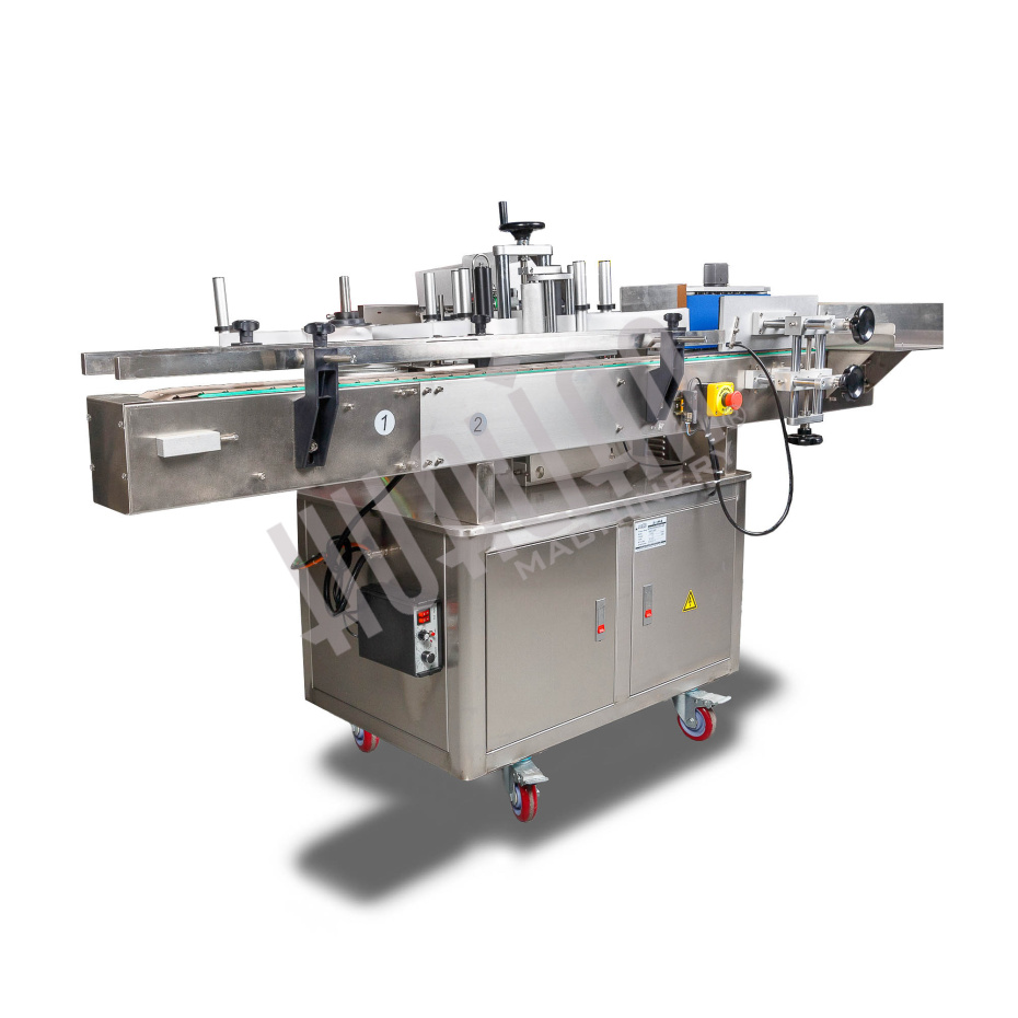 Напольный автоматический этикетировщик для круглой тары с датером HLMT-200D Hualian - Купить с доставкой по всему Казахстану