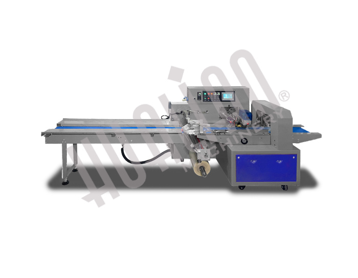 Горизонтальная упаковочная машина DXDZ-600XV (3 servo, вакуумизация, насос 100 м3/ч, лент. 280 мм, min bag L 180, H max. 100) Hualian - Купить с доставкой по всему Казахстану