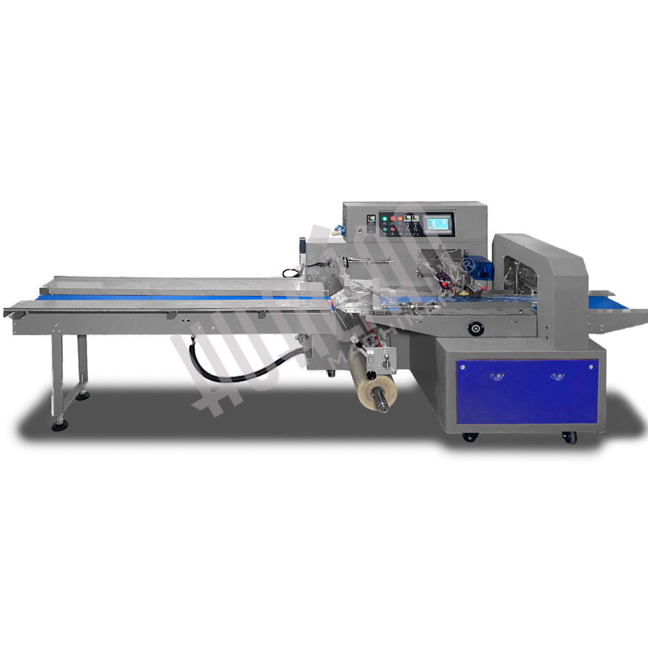 Горизонтальная упаковочная машина DXDZ-600XV (3 servo, вакуумизация, насос 100 м3/ч, лент. 280 мм, min bag L 180, H max. 100) Hualian - Купить с доставкой по всему Казахстану