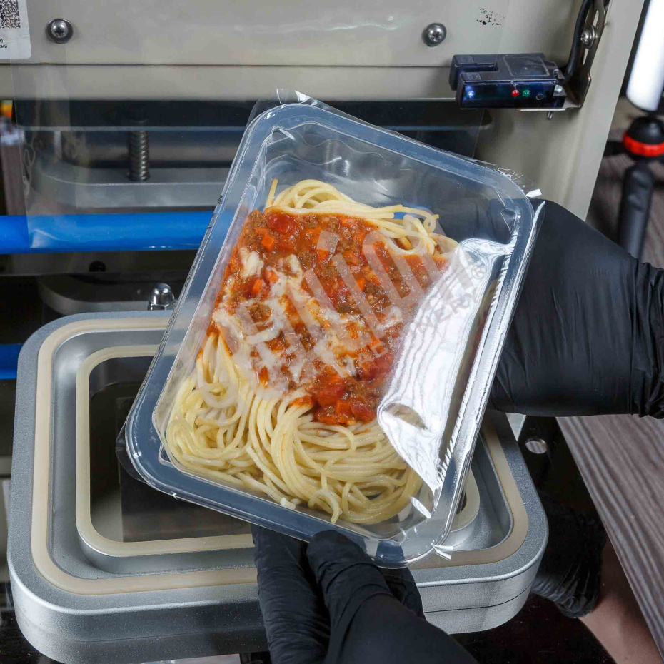 Полуавтоматический запайщик лотков HL-95B (187х137 мм) (фигурная матрица) Hualian - Купить с доставкой по всему Казахстану